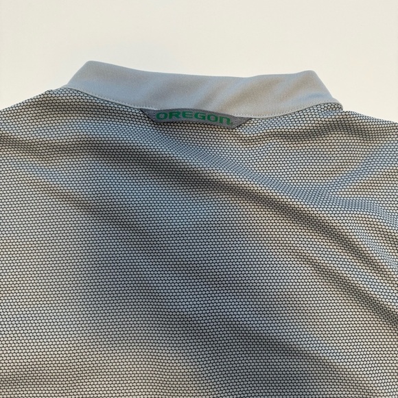 NIKE Men’s Dri Fit Polo Golf Short Collar Grey XL Oregon Ducks - Picture 5 of 5